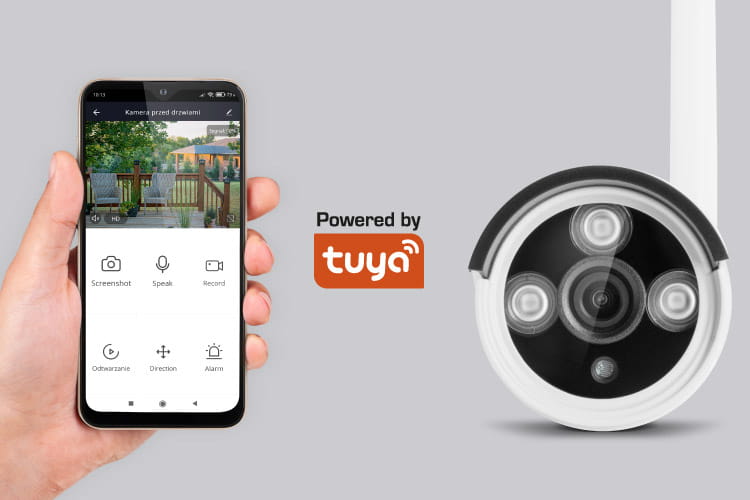 CCTV Wi-Fi Connect C200 KM2240 Kruger&Matz 4 kamery IP Tuya