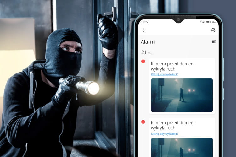 CCTV Wi-Fi Connect C200 KM2240 Kruger&Matz 4 kamery IP Tuya