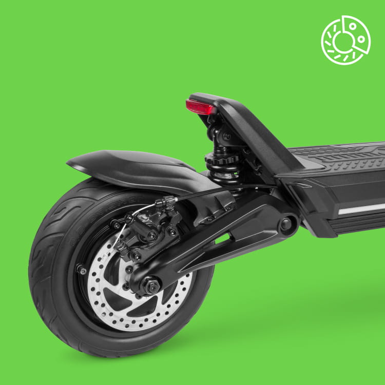 Hulajnoga Elektryczna FAST WHEELS PRO SMART Rebel ZAB0030 do 120kg 30km/h 250W + dedykowana Aplikacja Czarna